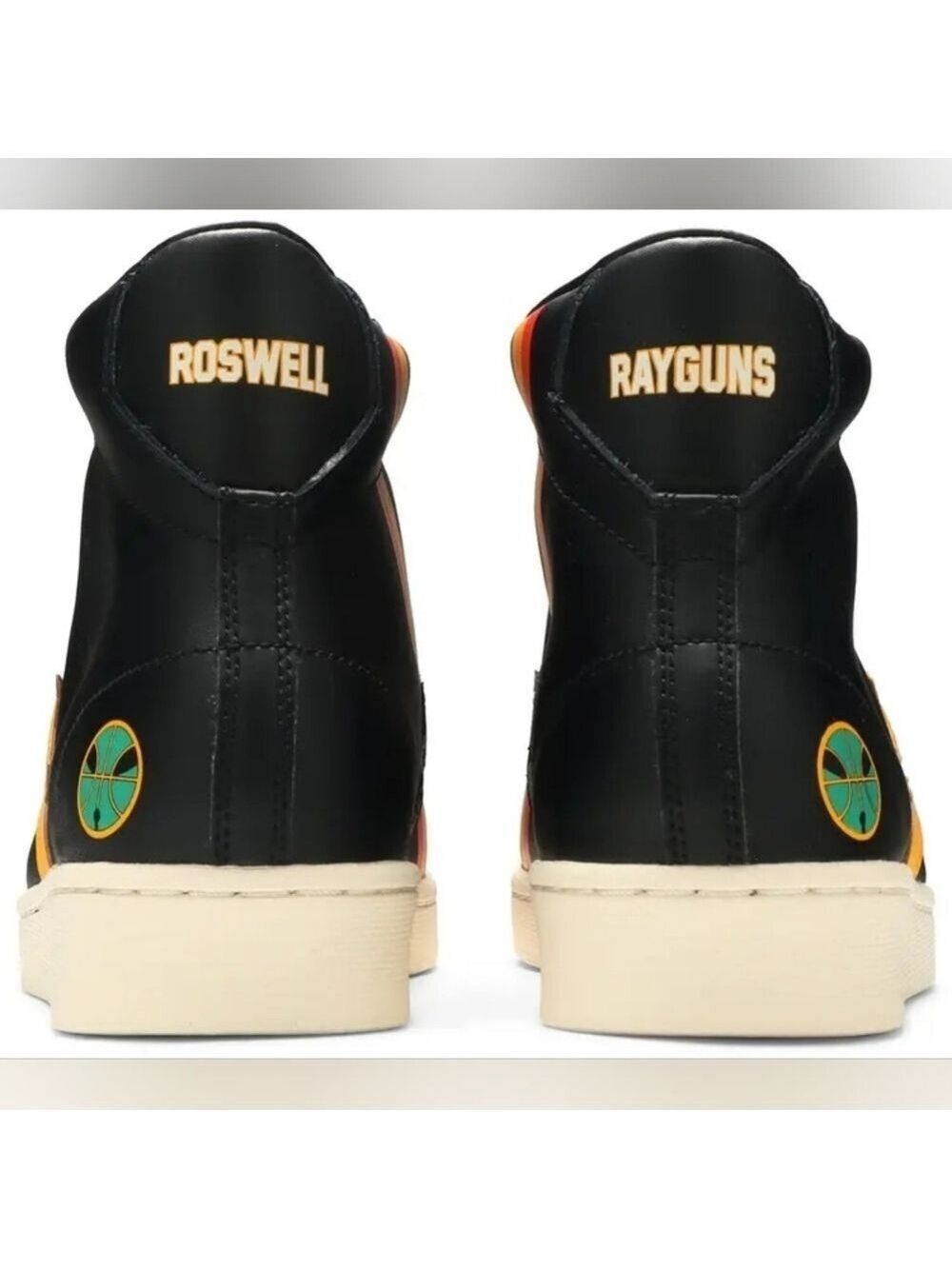 Converse Pro Leather All Star Rayguns High Top Basketball Sneakers Size 8 - Picture 4 of 15